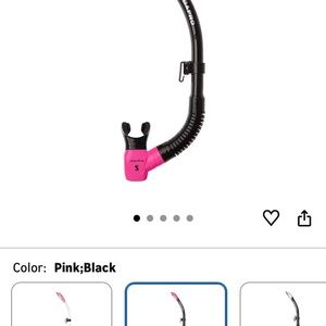 Scubapro Pink and Black Snorkel